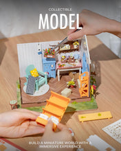 ROBOTIME Rolife Mengyu Flower Minature House DIY Building Toys With LED Light For Gifts DG163